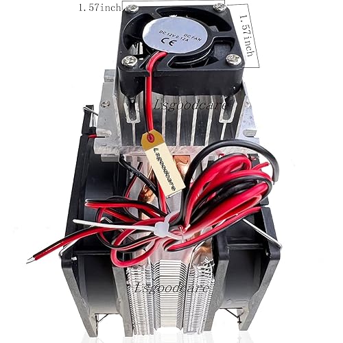 Lsgoodcare DIY Peltier Cooler Kit 12V TEC1-12706 Peltier Heatsink