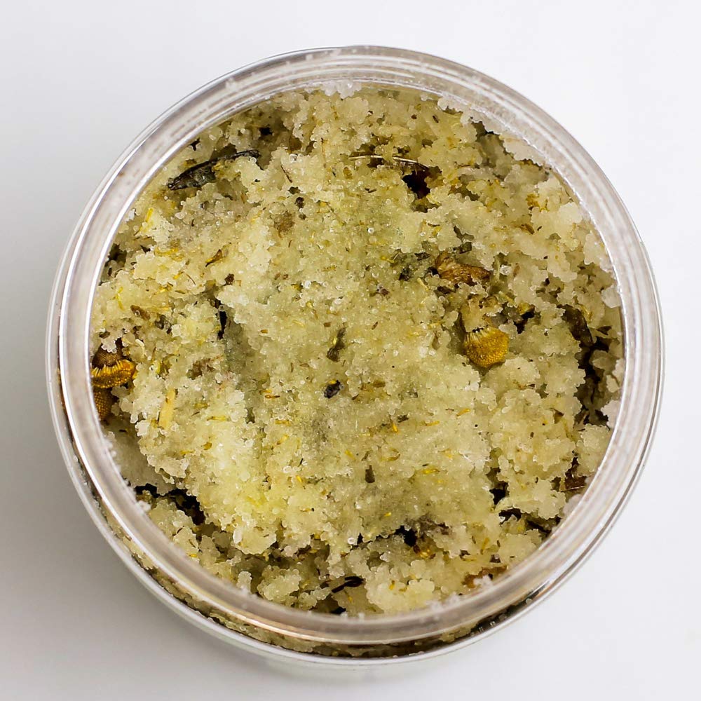 Natural and Organic Exfoliating Tea Tree Scrub with Dead Sea Minerals, Argan Oil, Vitamin E and Shea Butter. Helps Reduce Dandruff and Body Odor