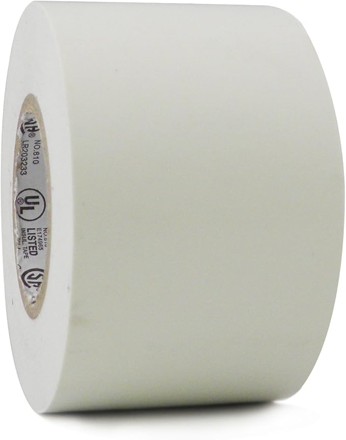 TXpress White Electrical Tape 2" x 66' 7 mil Flame
