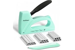 THINKLEARN Light Duty Staple Gun for Wood, Upholstery Staple Gun for Classroom with 1600pcs JT21 Staples 1/4, 5/16, 3/8 inch and Staple Remover, Fabric Stapler Gun for Crafts, Bulletin Board Stapler for Teachers