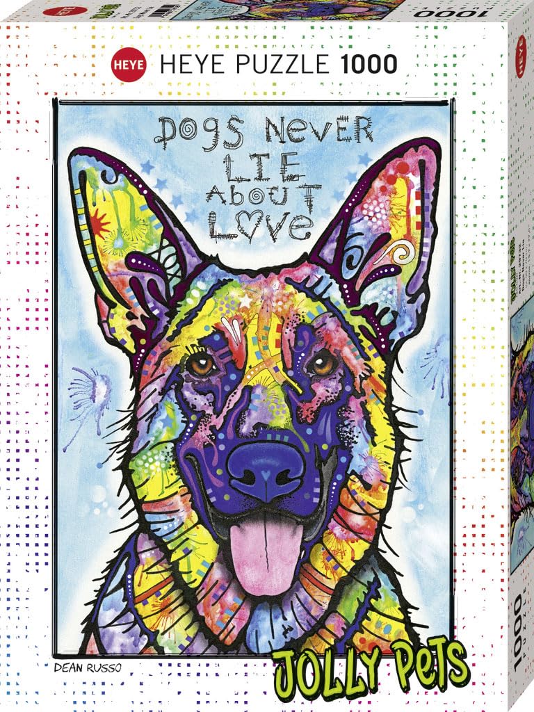 Heye Dogs Never Lie Puzzles (1000-Piece, Multi-Colour)