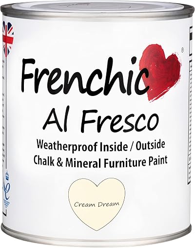 Frenchic Al Fresco 750ml Cream Dream Chalk Paint Inside Outside