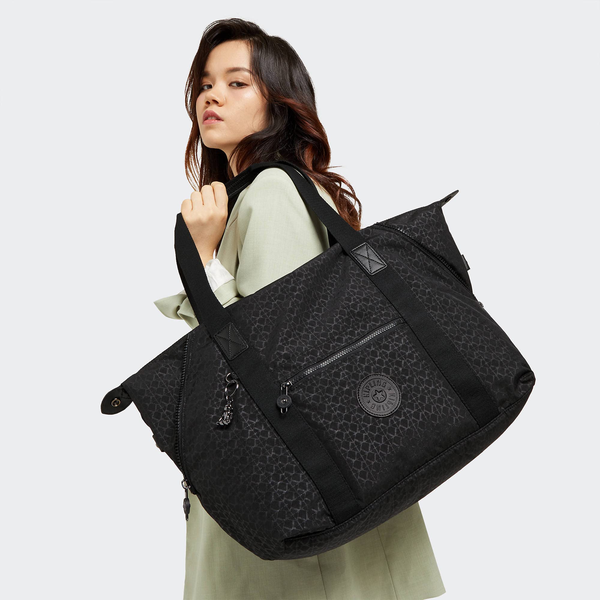 Kipling Kipling Art Medium Printed Tote Bag
