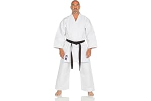 RONIN BRAND Ronin Shiai Blue Label Brushed Karate GI - Heavyweight Martial Arts Uniform - Soft 11 oz. Brushed Canvas Karate Uniform