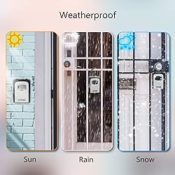 TOWOKE Key Lock Box For Outside - Weatherproof Lock