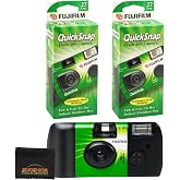 Fujifilm QuickSnap Flash 400 One-Time-Use Camera (2 Boxes)