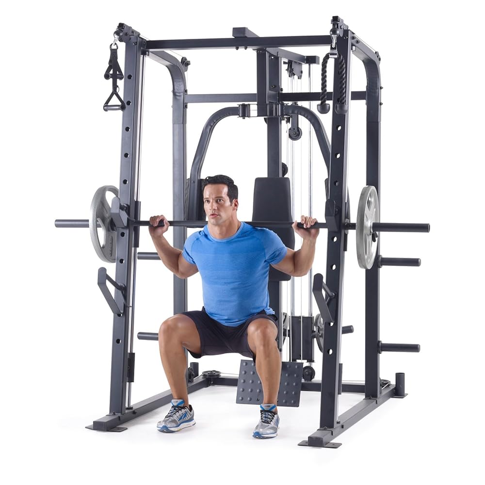 weider pro 8500 smith cage strength trainer