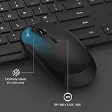 Seenda SK38 Wireless Keyboard and Mouse Set UK Layout Full Size Numeric Keypad view 4