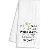 BAYOGITA Funny Margarita Kitchen Towels - Margarita Decor, 16x24 Inches