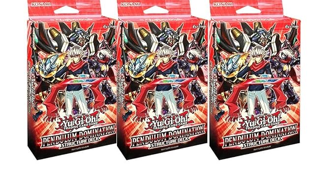 Yu-Gi-Oh 21 Yugioh 3x Pendulum Domination English Structure Decks