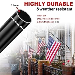 cogardenshower House Flag Pole Kit - 5ft Tangle