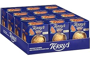 Terry's Milk Chocolate Oranges - Pack of 12 - Each Orange 5.11oz - Holiday Classic Milk Chocolate Orange