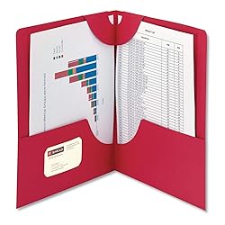 Smead Lockit Two-Pocket Heavyweight Folder, Letter