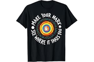 COLORFUL DOT DAY DESIGNS Make Your Mark International Dot Day Girls Boys Colorful T-Shirt