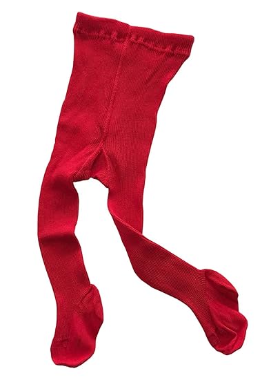 newborn red tights