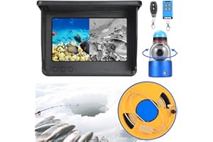 YWYLL 360° Underwater Fishing Camera with 5 Inch Portable Monitor Night Performance Fishfinder 1000 TVL 30M Cable