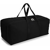 DoYiKe Extra Large Canvas Travel Duffle Bag Heavy Duty, Sports Military Camping Tent Storage