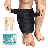 Sylong® Swelling Edema Calf Compression Wrap Adjustable Sleeve For Lower Leg Lymphedema Circulation (L)