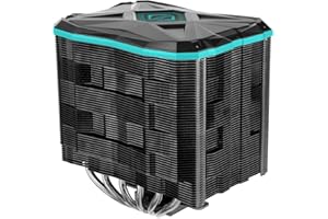 Iceberg Thermal IceSLEET G6 Stealth Black-Nickel Plated 6 Direct Touch Heatpipe, with Ultra Silent 140mm Fan Premium Hybrid C