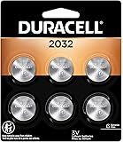 Duracell - 2032 3V Lithium Coin Battery - long lasting battery - 6 count
