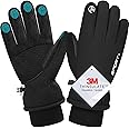 Winter Gloves Touchscreen Gloves Cold Weather Windproof Gloves Warm Thermal Gloves for Running Cycling Outdoor Activities for Men and Women