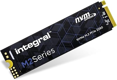 Integral 256GB NVMe M.2 2280 PCIe Gen3x4 SSD R3350MB/s W1350MB/s