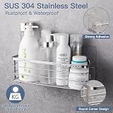 Avoalre Shower Shelf 2 Pack No-Drill Stainless Steel SUS304 Rustproof view 3