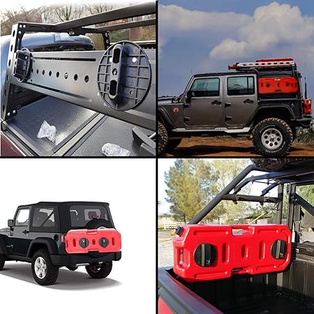 Amazon Sxma ガソリン缶 30リットル 8ガロン ポータブルスペア燃料オイル ガソリンディーゼルガス貯蔵タンク オフロード車 Suv Atv オートバイ用 30lレッド 30l Tank Lock ブラック 30l Tank Lock ガソリン携行缶 車 バイク