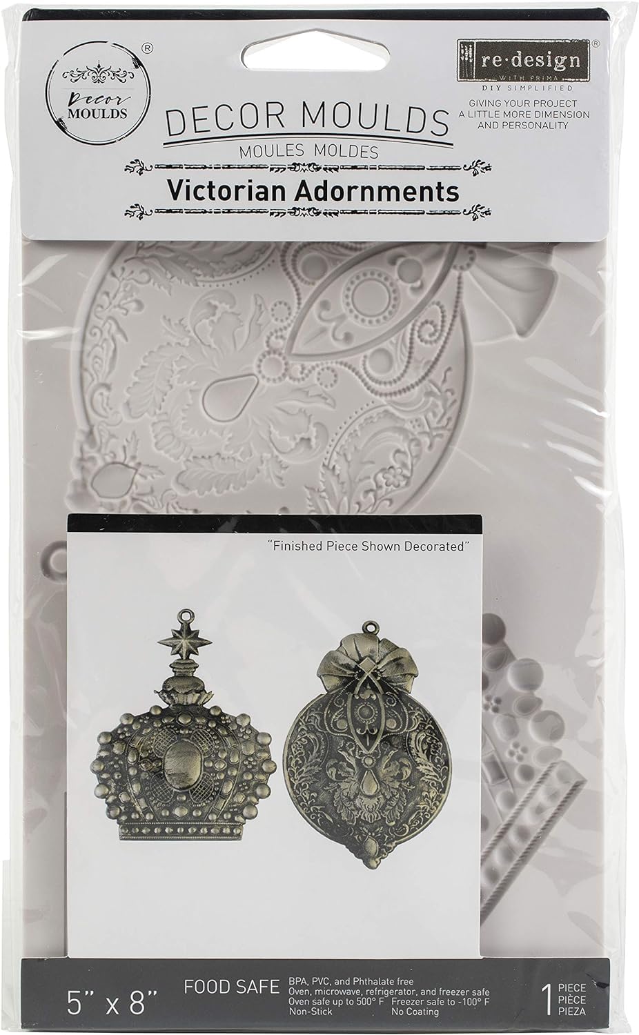 Prima re·Design 5" x 8" Silicone Mould - Victorian Adornments