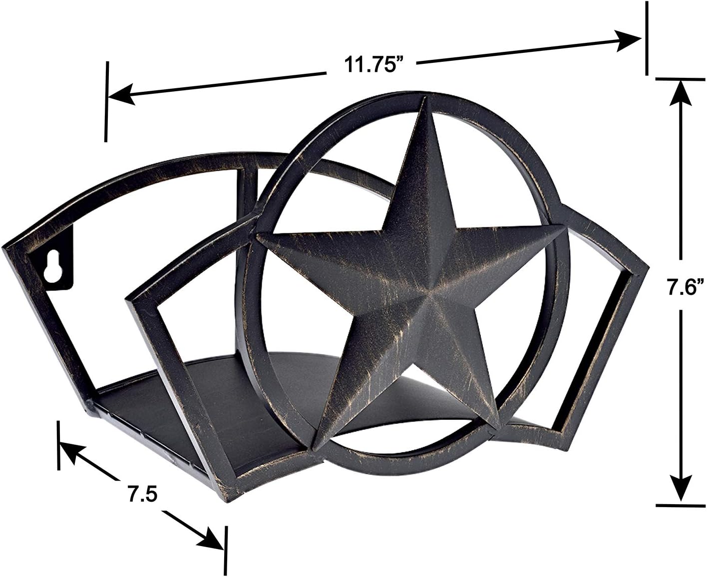Liberty Garden 234 Liberty Star Mount Hose Butler, Holds 125-Feet of, 5/8-Inch, Black : Garden & Outdoor