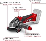 Einhell 18V Cordless Angle Grinder TE-AG 18/115 Li Solo 115mm Power X-Change view 3