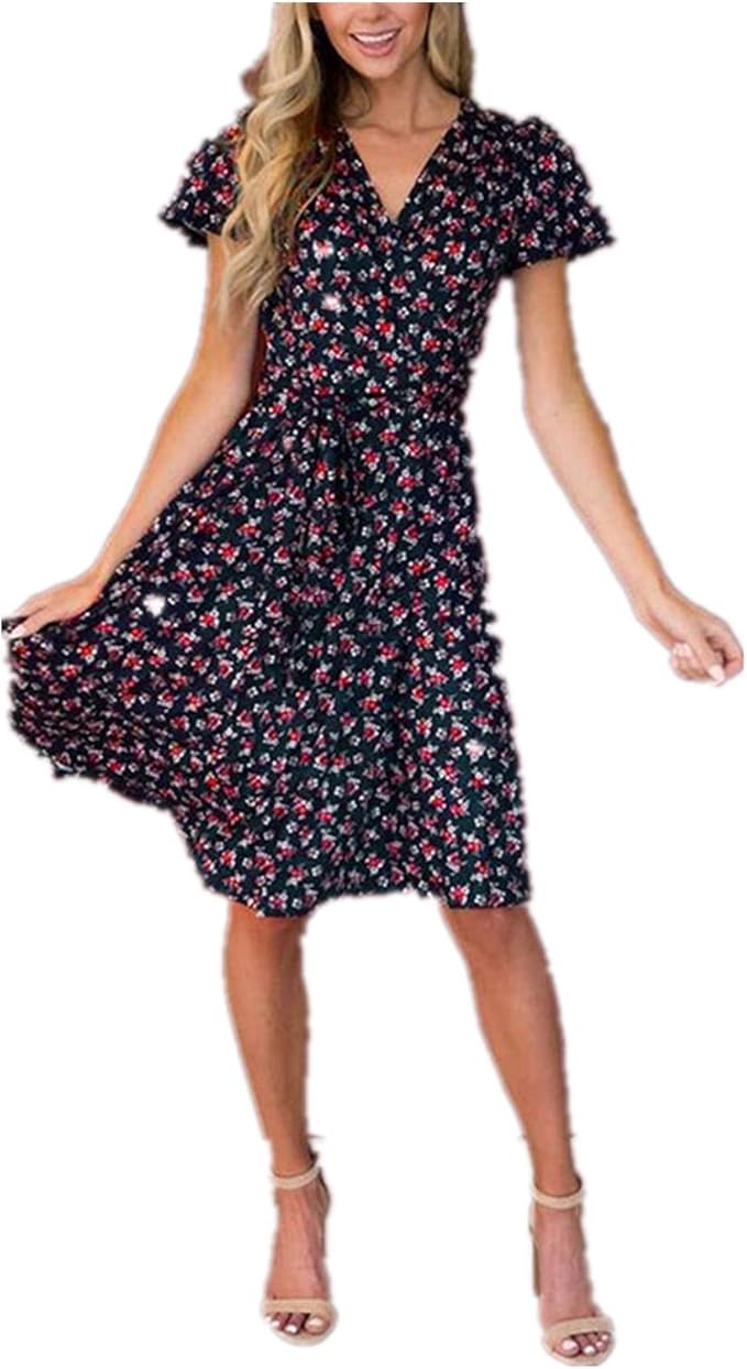 Vestido Casual Vestidos Estampados Amazon Vestidos Florales