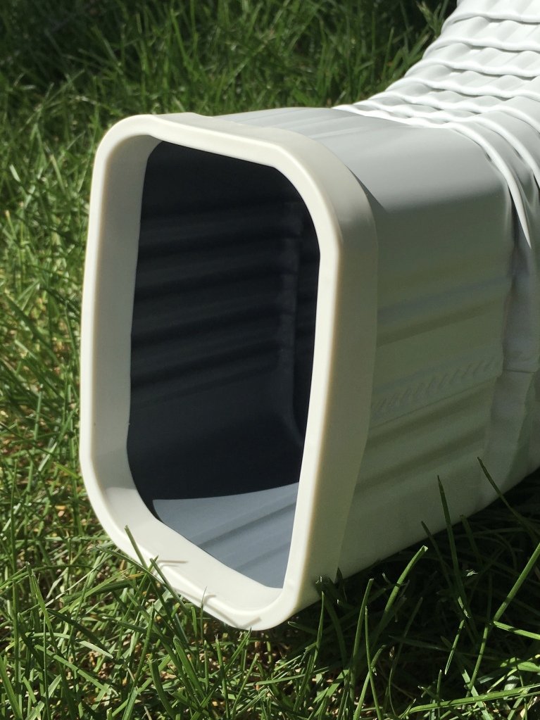 Downspouts Downspout Safety Cap 3x4 2pk White Tools & Home Improvement