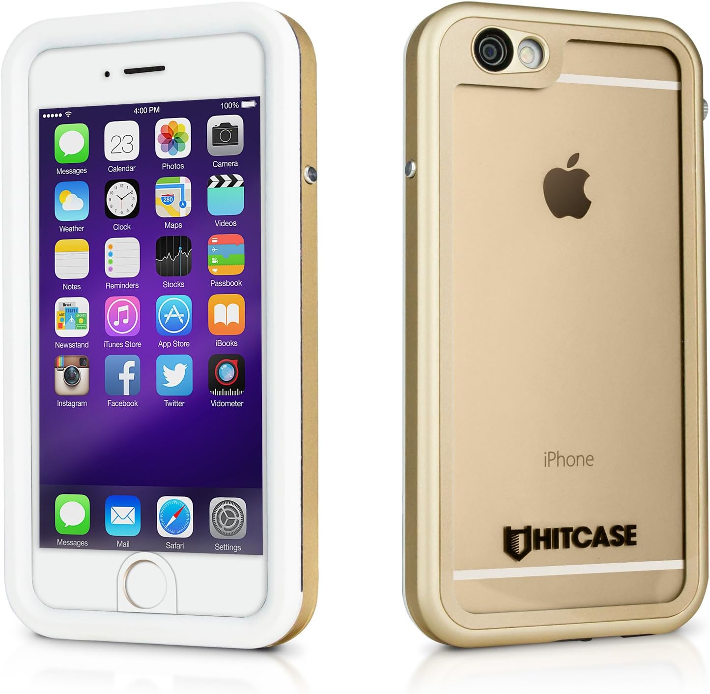 HITCASE Shield iPhone 6 / 6s Case -Thinnest Waterproof Protective Aluminum Case/Durable Dropproof Snowproof Underwater Cover/Fully Sealed Screen Protector iPhone 6 6s