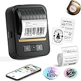 Anycash Label Maker Machine with Tape, 2 Inch Portable Bluetooth Label Makers, N20 Wireless Thermal Label Printer for Small Business, Office, Home, School, Barcode Address Logo Labeler for Phone
