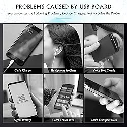 YWLRONG USB Charging Port for TCL 10L Dock