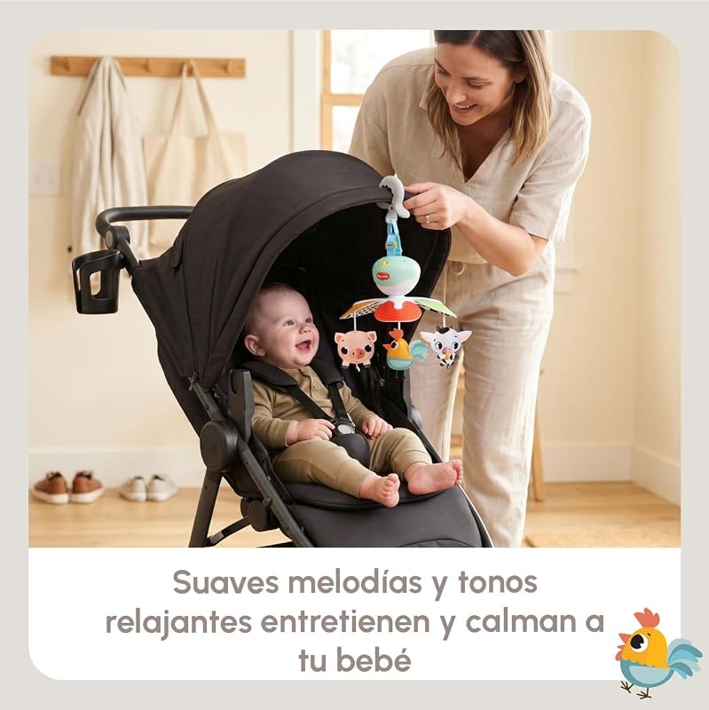 Berço de bebé musical portátil 3 em 1, para a quinta