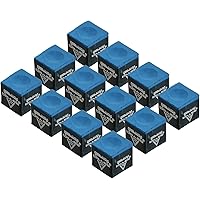 PATIKIL Billiard Pool Cue Chalk, 12 Pack Snooker Billiard Cue Chalk Pool Table Accessories for Billiards Cue Stick Tip, Blue