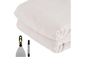 Consfly 79"x157" Primary Tufting Cloth Rug Tufting Fabric with Marked Lines, Monk's Cloth for Carpet Tufting Gun Rug Punch Needle