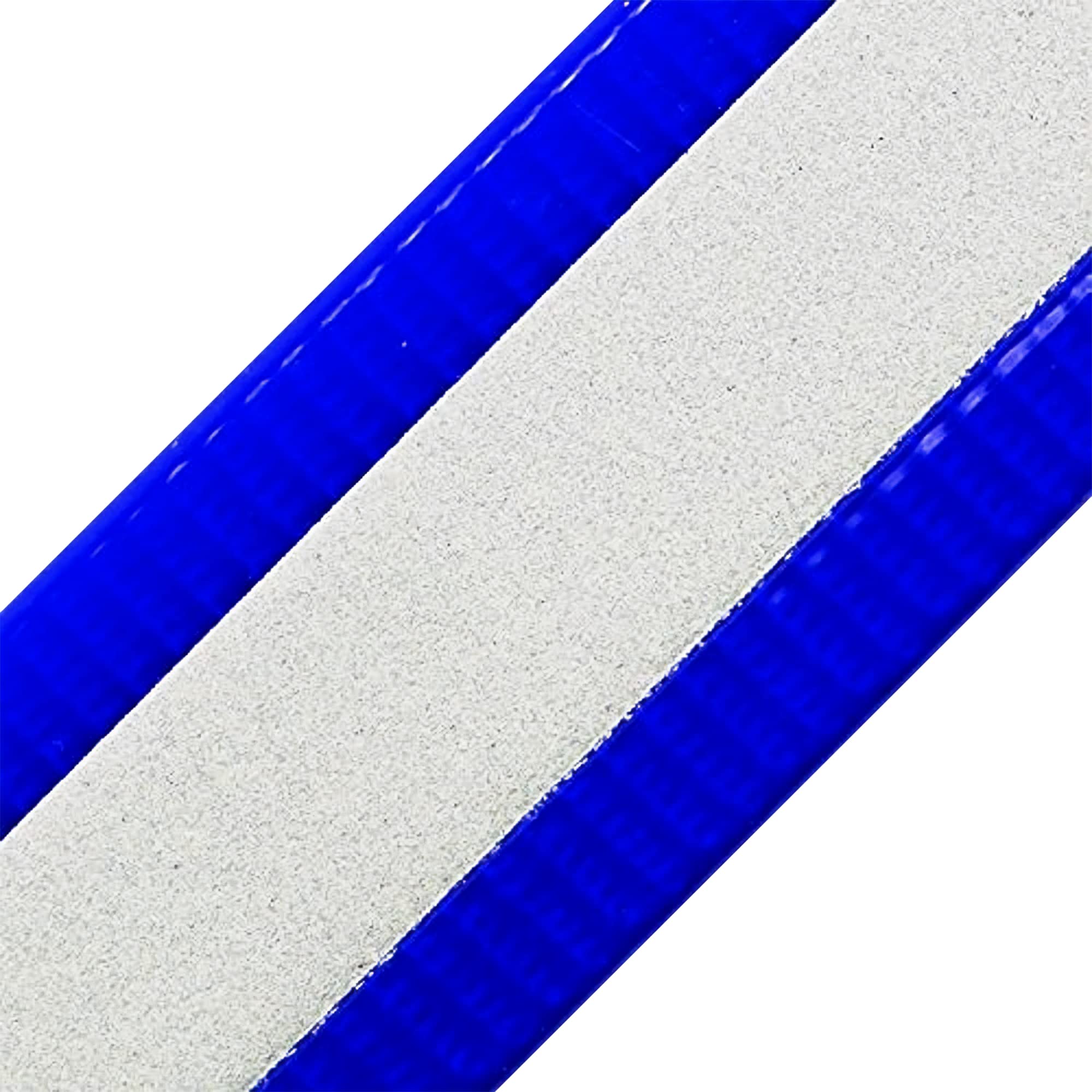 Strapworks BioThane Gold Series Coated Reflective Webbing – Waterproof Heavy Duty Strap – 1″ x 5 yd, Pacific Blue