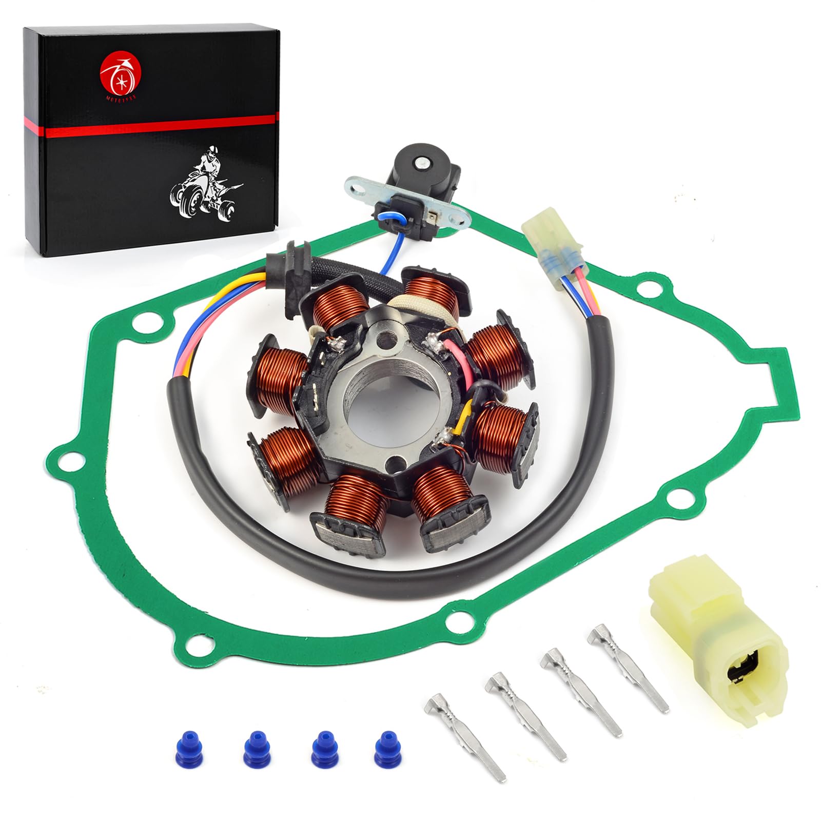 Photo 1 of 0455334 Generator Stator Gasket For Polaris Sportsman 90 2007-2014 Outlaw 50 Outlaw 90 2007-2019 OEM 0453559 0454949 0453423