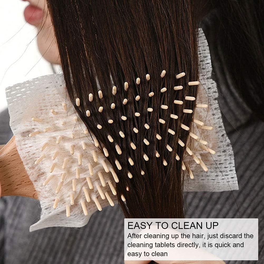 50pcs Comb Cleaning Net Non-woven Hair Brush Net Pet Comb Cleaning - Image 4