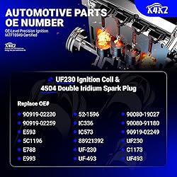 UF230 Ignition Coil & 4504 Double Iridium Spark