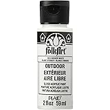FolkArt Outdoor Acrylic Paint in Assorted Colors (2 Ounce), 1610 Wicker White