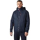 Helly-Hansen Crew Hooded Midlayer 2.0 Waterproof Jackets for Men with Insulated Windproof Sailing Fabric and Packable Hood
