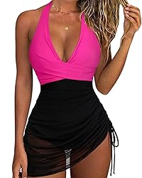 SUUKSESS Women Sexy One Piece Swimsuit Slimming