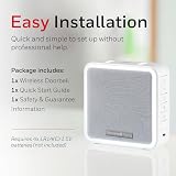 Honeywell Home DW915S Doorbell - Wired or Wireless, Halo Light, 200m view 6