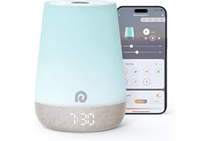 Dreamegg Sound Machine Baby - White Noise Machine for Baby Sleeping with Baby Nursery Night Light, 34 Soothing Sounds, Nap Ti