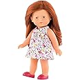 Corolle Mini Corolline Ruby 8" Doll with Red Hair and Floral Dress, for Kids Ages 3 Years +