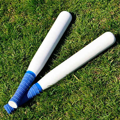Net World Sports Complete Rounders Set (Bats, Balls, Poles, Bases & Carry Bag) (Classic or Jumbo) – Everything Your School, College or Team Needs for Rounders Action (Classic Rounders Set) - Thumbnail 2